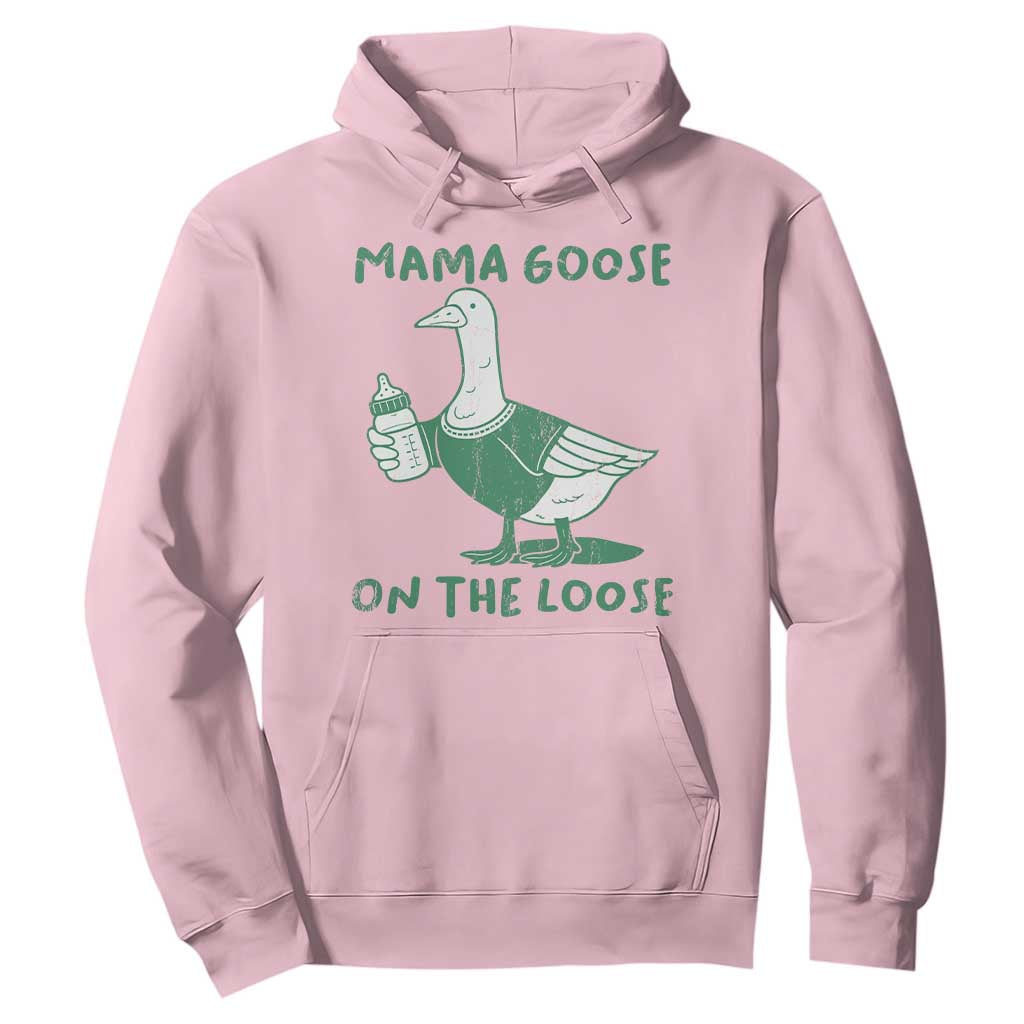 Silly Goose Mom Hoodie New Mom Pregnancy Announcement Mothers Day TS10 Light Pink Print Your Wear