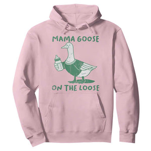 Silly Goose Mom Hoodie New Mom Pregnancy Announcement Mothers Day TS10 Light Pink Print Your Wear