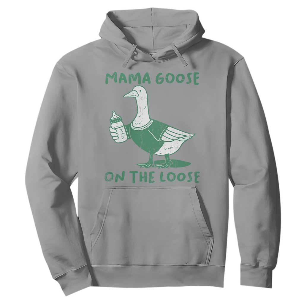 Silly Goose Mom Hoodie New Mom Pregnancy Announcement Mothers Day TS10 Sport Gray Print Your Wear