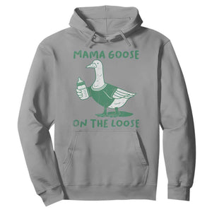 Silly Goose Mom Hoodie New Mom Pregnancy Announcement Mothers Day TS10 Sport Gray Print Your Wear