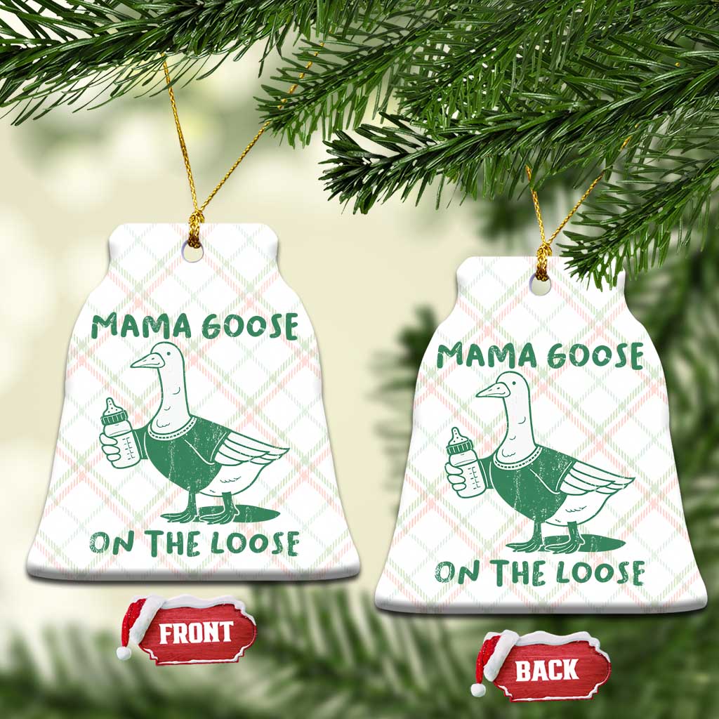 Silly Goose Mom Ceramic Ornament New Mom Pregnancy Announcement Mothers Day TS10 Print Your Wear