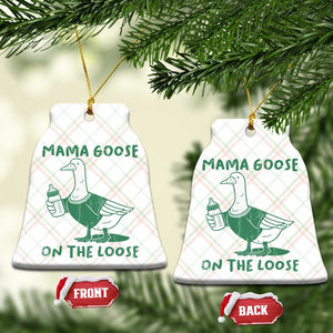 Silly Goose Mom Ceramic Ornament New Mom Pregnancy Announcement Mothers Day TS10 Print Your Wear