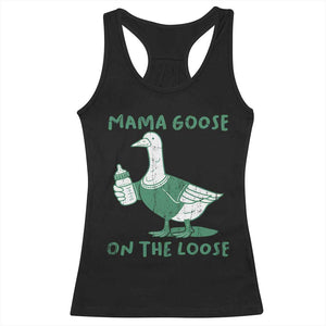 Silly Goose Mom Racerback Tank Top New Mom Pregnancy Announcement Mothers Day TS10 Black Print Your Wear