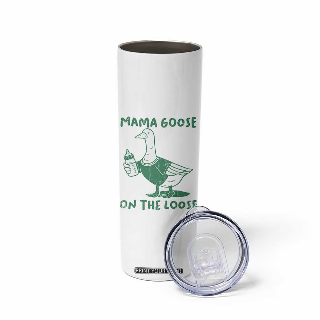 Silly Goose Mom Skinny Tumbler New Mom Pregnancy Announcement Mothers Day TS10 Print Your Wear