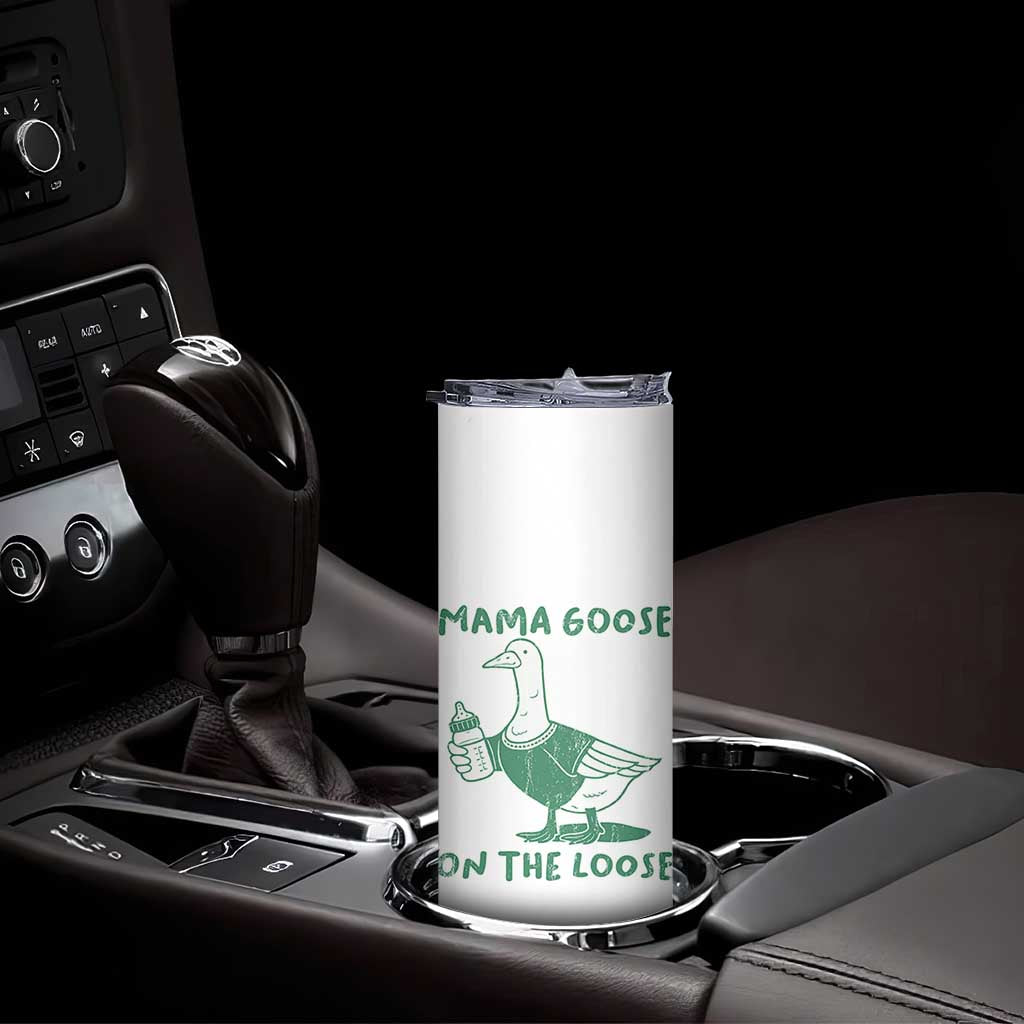 Silly Goose Mom Skinny Tumbler New Mom Pregnancy Announcement Mothers Day TS10 Print Your Wear
