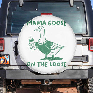 Silly Goose Mom Spare Tire Cover New Mom Pregnancy Announcement Mothers Day TS10 No hole White Print Your Wear
