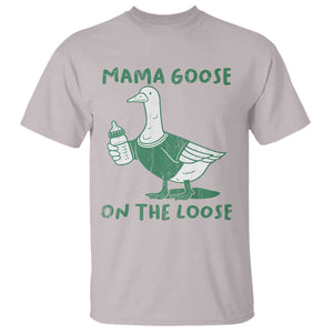 Silly Goose Mom T Shirt New Mom Pregnancy Announcement Mothers Day TS10 Ice Gray Print Your Wear