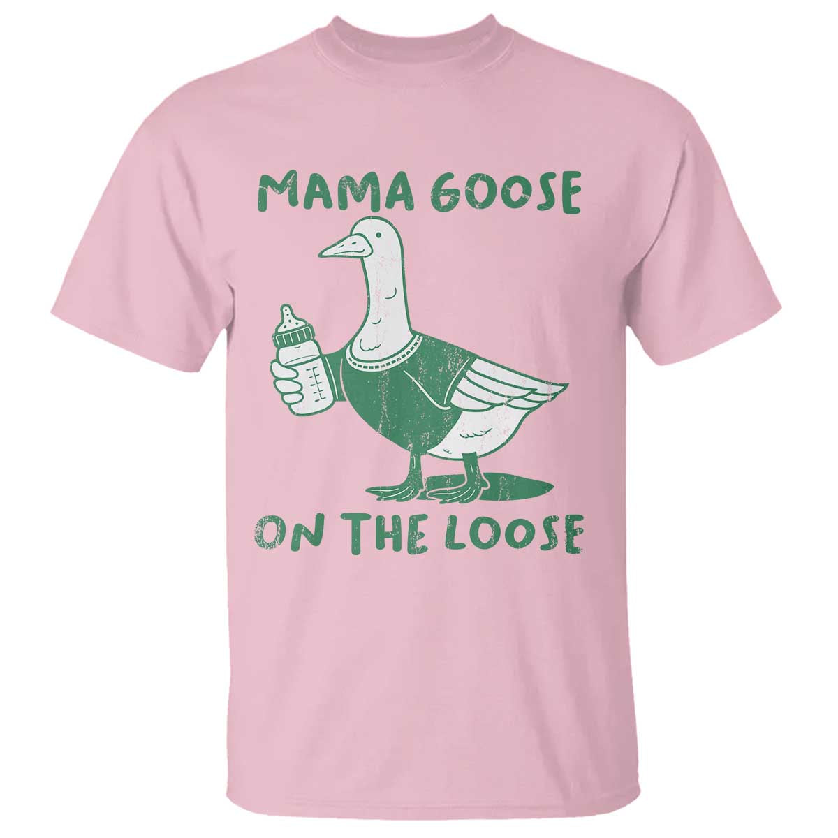 Silly Goose Mom T Shirt New Mom Pregnancy Announcement Mothers Day TS10 Light Pink Print Your Wear