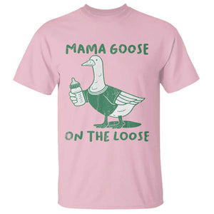 Silly Goose Mom T Shirt New Mom Pregnancy Announcement Mothers Day TS10 Light Pink Print Your Wear