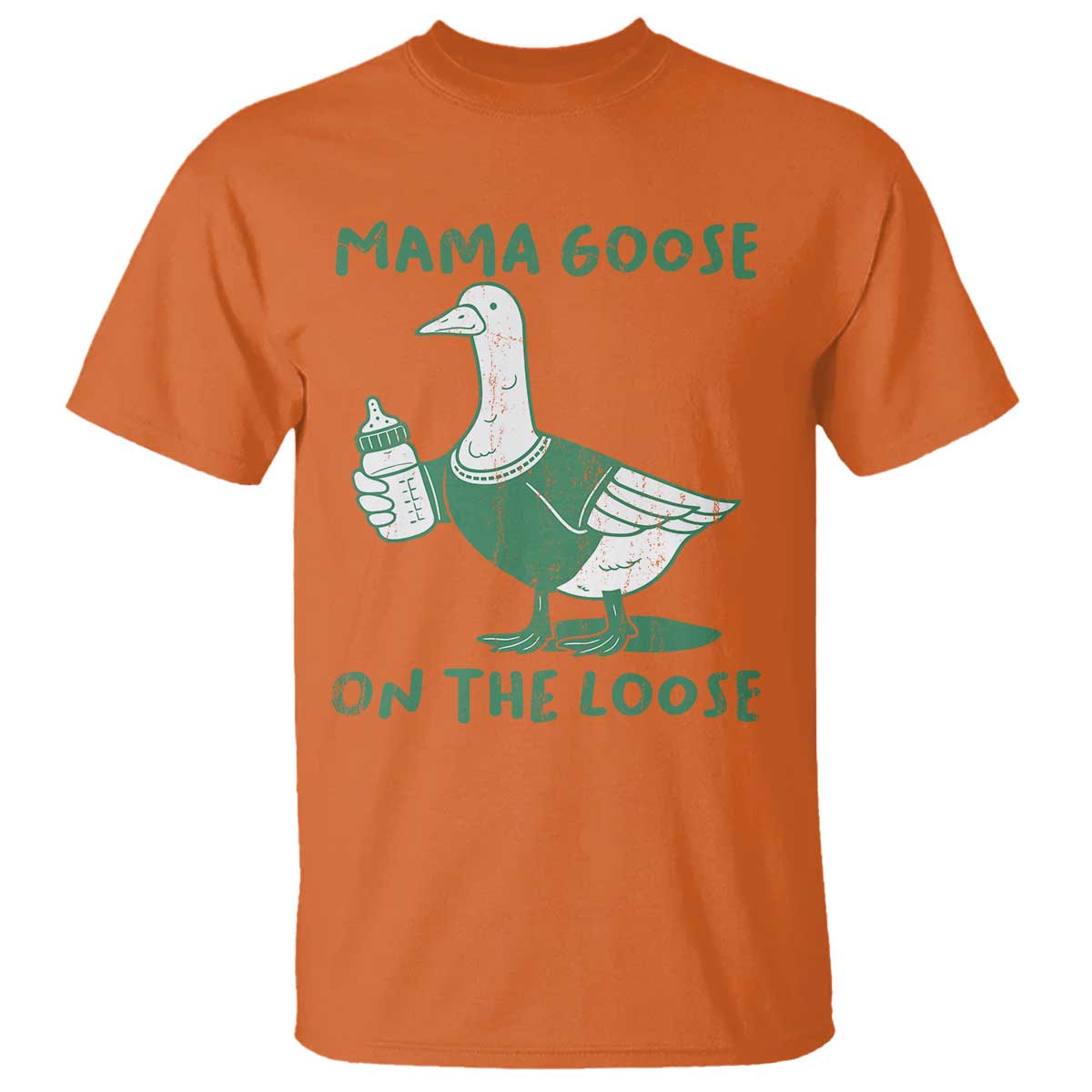 Silly Goose Mom T Shirt New Mom Pregnancy Announcement Mothers Day TS10 Orange Print Your Wear