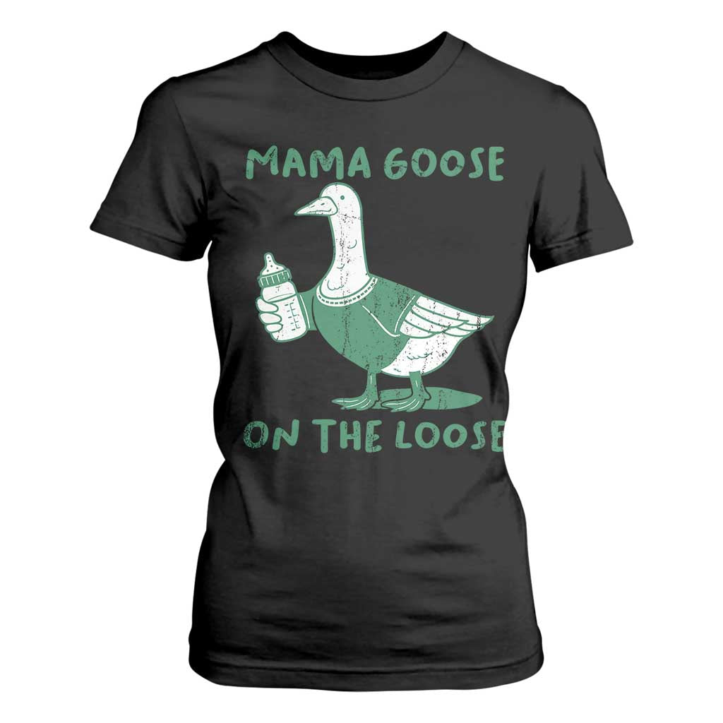 Silly Goose Mom T Shirt For Women New Mom Pregnancy Announcement Mothers Day TS10 Black Print Your Wear