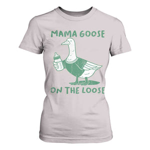 Silly Goose Mom T Shirt For Women New Mom Pregnancy Announcement Mothers Day TS10 Ice Gray Print Your Wear