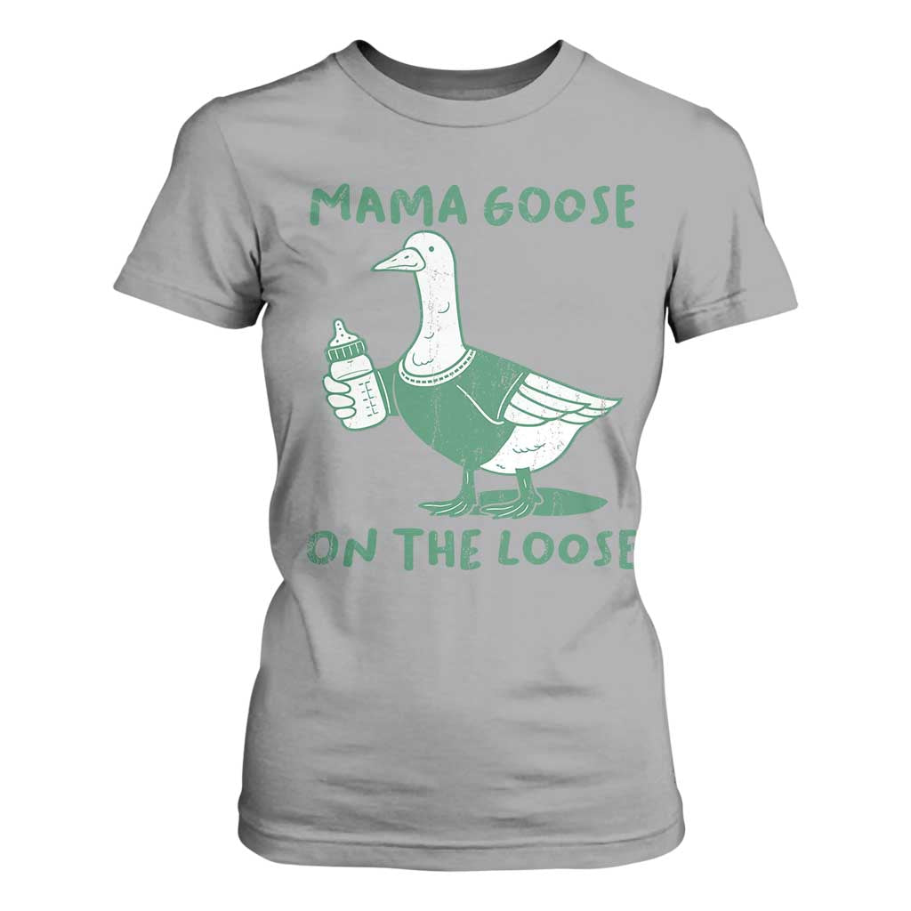 Silly Goose Mom T Shirt For Women New Mom Pregnancy Announcement Mothers Day TS10 Sport Gray Print Your Wear