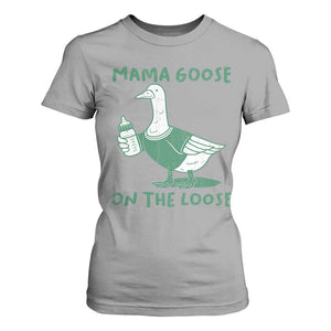 Silly Goose Mom T Shirt For Women New Mom Pregnancy Announcement Mothers Day TS10 Sport Gray Print Your Wear