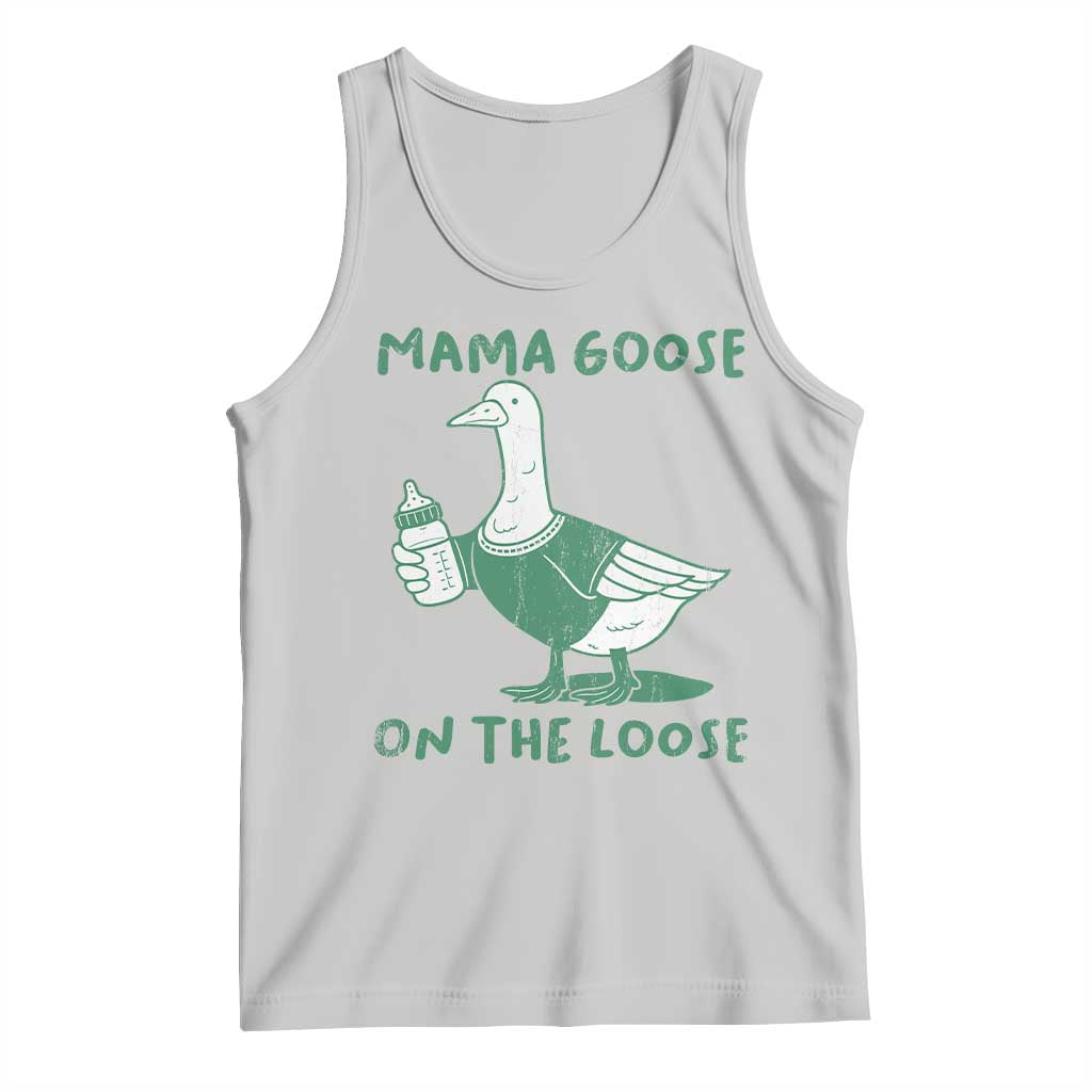 Silly Goose Mom Tank Top New Mom Pregnancy Announcement Mothers Day TS10 Ash Print Your Wear
