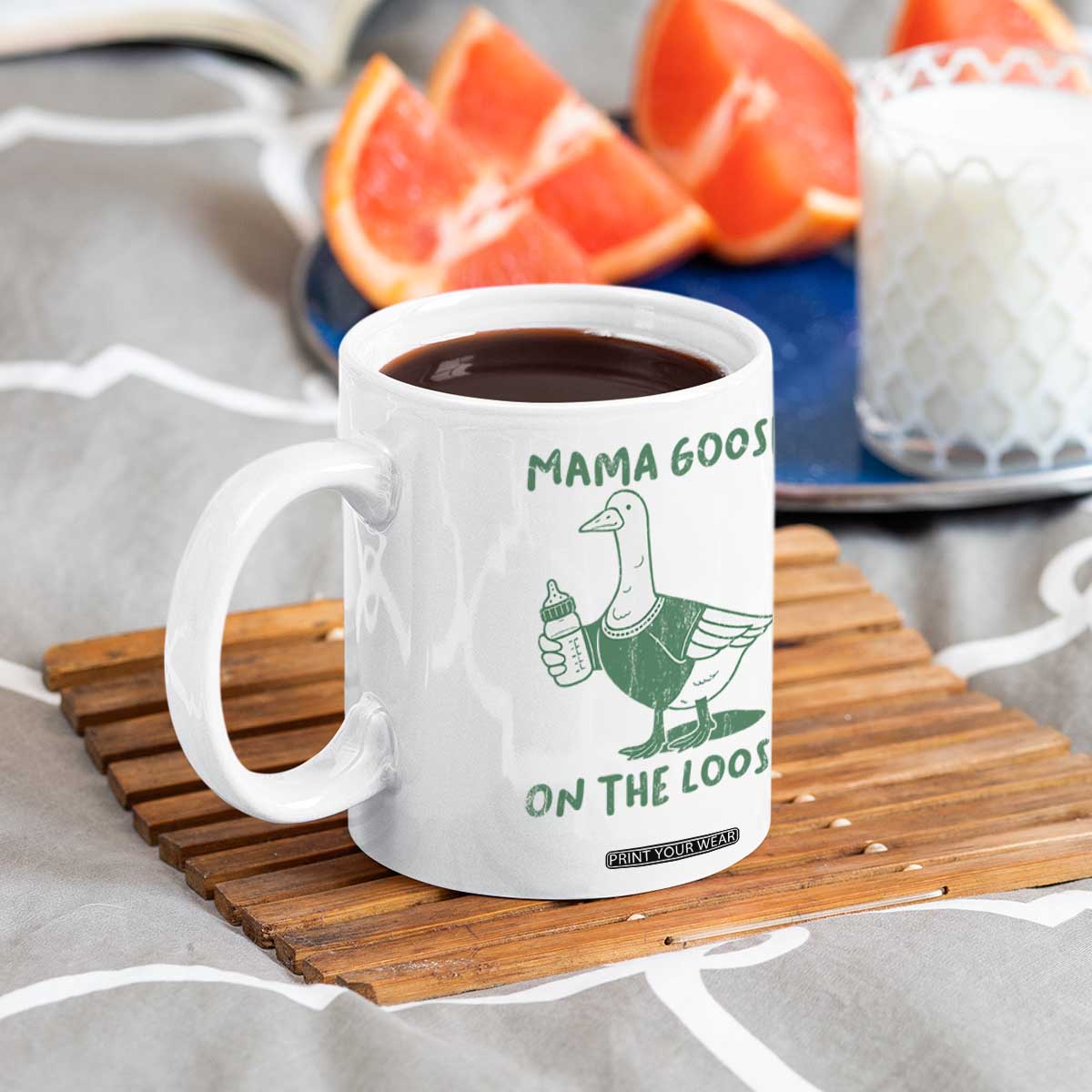 Silly Goose Mom Coffee Mug New Mom Pregnancy Announcement Mothers Day TS10 Print Your Wear