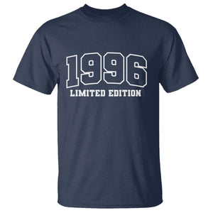 Vintage 1996 Limited Edition T Shirt 30 Year Old Gift Retro Varsity 30th Birthday TS10 Navy Print Your Wear