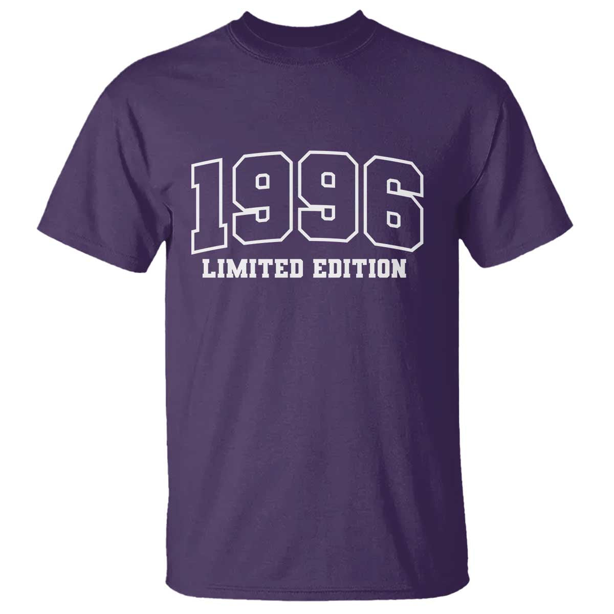 Vintage 1996 Limited Edition T Shirt 30 Year Old Gift Retro Varsity 30th Birthday TS10 Purple Print Your Wear