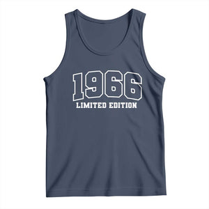 Vintage 1966 Limited Edition Tank Top 60 Year Old Gift Retro Varsity 60th Birthday TS10 Navy Print Your Wear