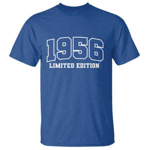 Vintage 1956 Limited Edition T Shirt 70 Year Old Gift Retro Varsity 70th Birthday TS10 Royal Blue Print Your Wear