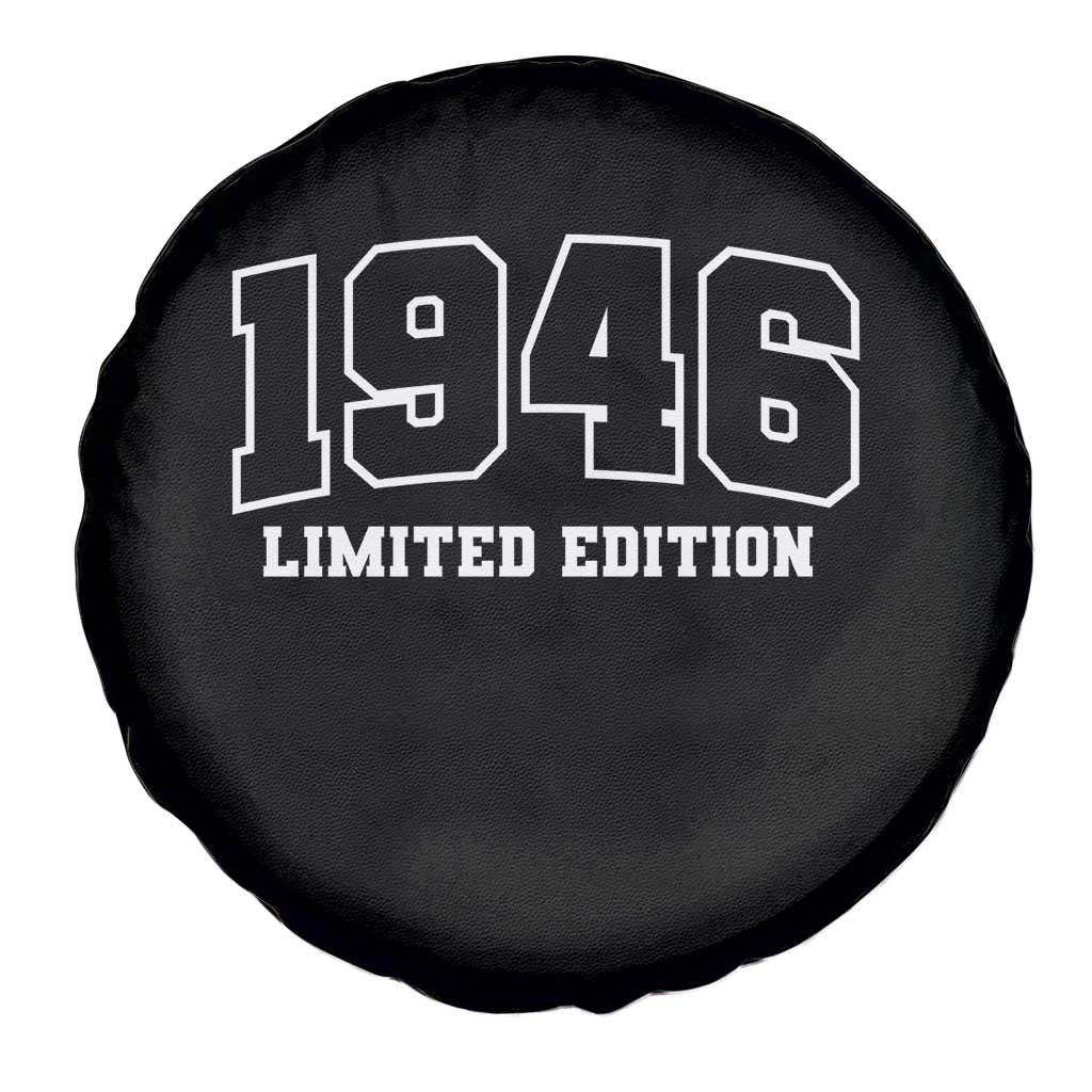 Vintage 1946 Limited Edition Spare Tire Cover 80 Year Old Gift Retro Varsity 80th Birthday TS10 Print Your Wear