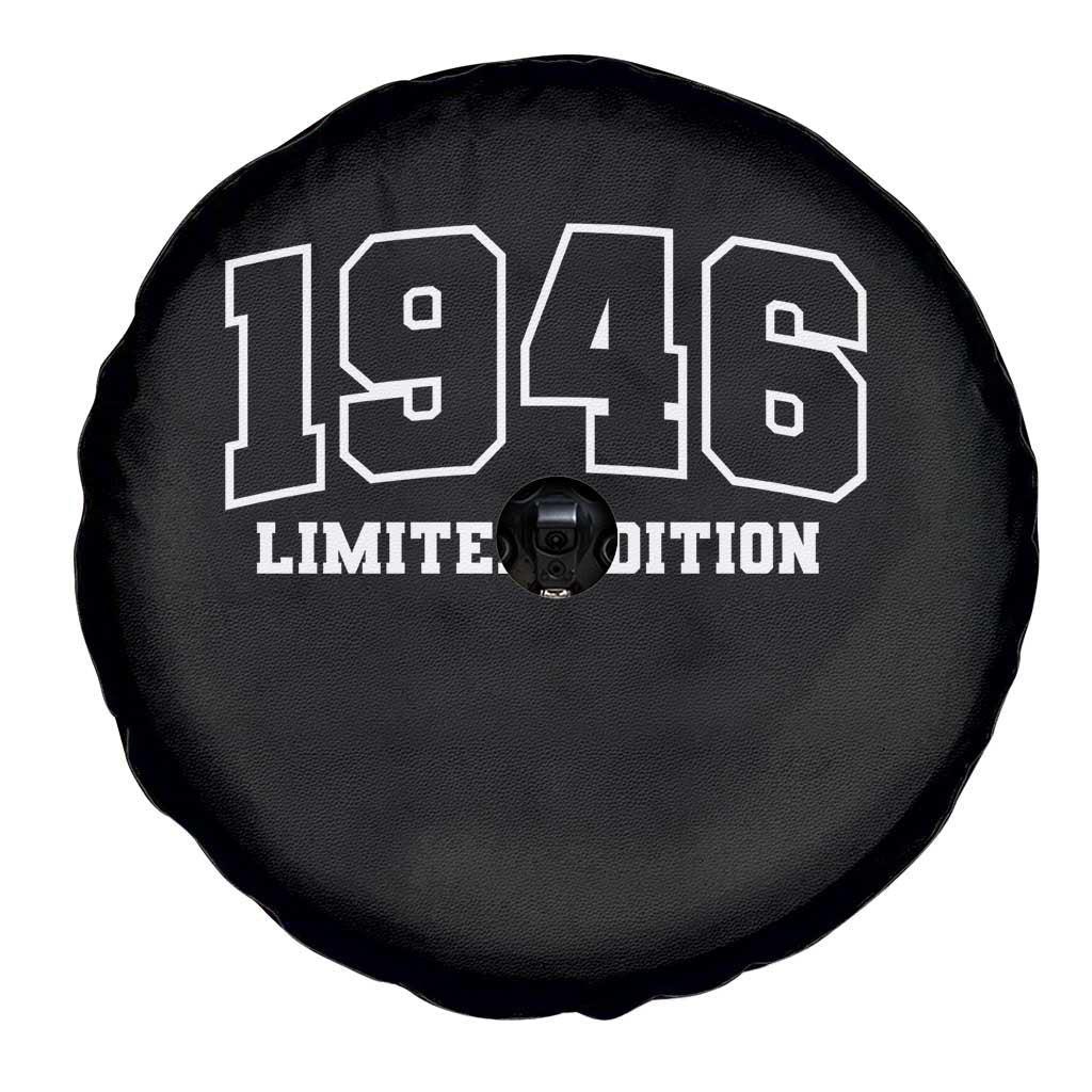 Vintage 1946 Limited Edition Spare Tire Cover 80 Year Old Gift Retro Varsity 80th Birthday TS10 Print Your Wear