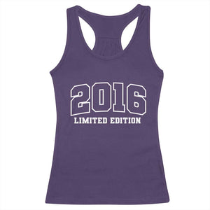 Vintage 2016 Limited Edition Racerback Tank Top 10 Year Old Gift Retro Varsity 10th Birthday TS10 Purple Print Your Wear