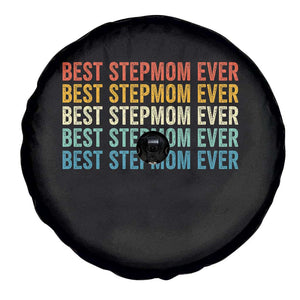 Best Stepmom Ever Spare Tire Cover Funny Retro StepMom Bonus Mom TS10 Print Your Wear