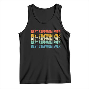 Best Stepmom Ever Tank Top Funny Retro StepMom Bonus Mom TS10 Black Print Your Wear