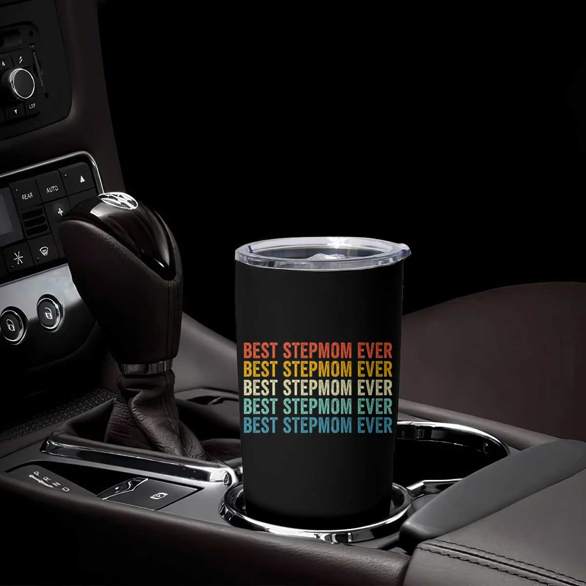 Best Stepmom Ever Tumbler Cup Funny Retro StepMom Bonus Mom TS10 Print Your Wear