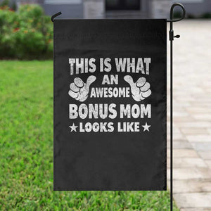 Funny Stepmom Garden Flag This Is What An Awesome Bonus Mom Looks Like TS10 Print Your Wear