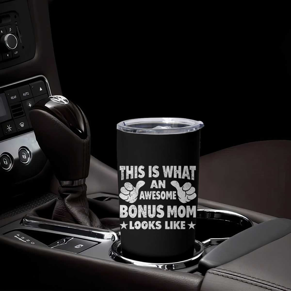 Funny Stepmom Tumbler Cup This Is What An Awesome Bonus Mom Looks Like TS10 Print Your Wear