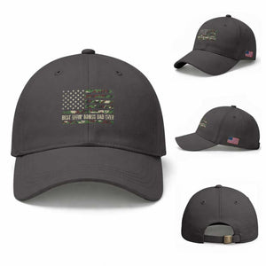Best Effin Bonus Dad Ever Baseball Cap Funny Step Dad Camo American Flag TS10 Baseball Cap Universal Fit Dark Gray Print Your Wear
