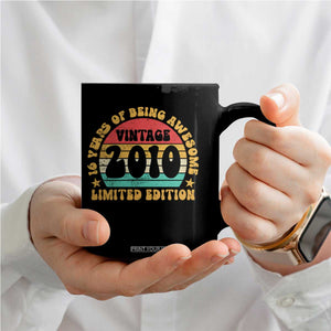 16th Birthday Coffee Mug Vintage 16yr 2010 Limited Edition 16 Year Old Gift TS10 Print Your Wear
