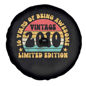 16th Birthday Spare Tire Cover Vintage 16yr 2010 Limited Edition 16 Year Old Gift TS10 Print Your Wear