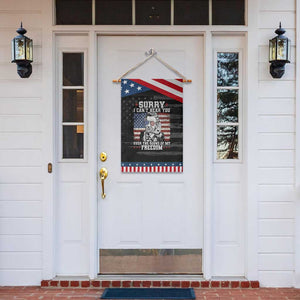Funny Abraham Lincoln 4th Of July Garden Flag Sorry Cant Hear You Sound Of My Freedom American Flag TS10 Print Your Wear
