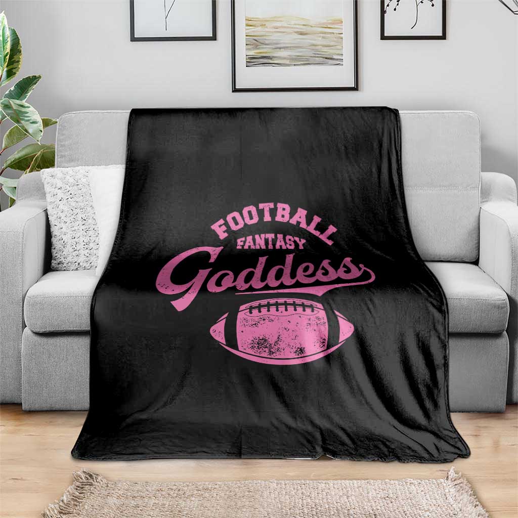 Fantasy Football Goddess Throw Blanket Sports Party Gifts TS10 Print Your Wear