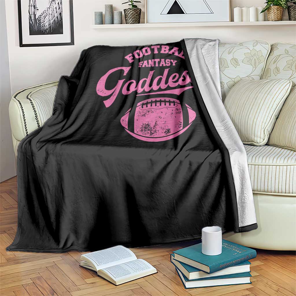 Fantasy Football Goddess Throw Blanket Sports Party Gifts TS10 Print Your Wear