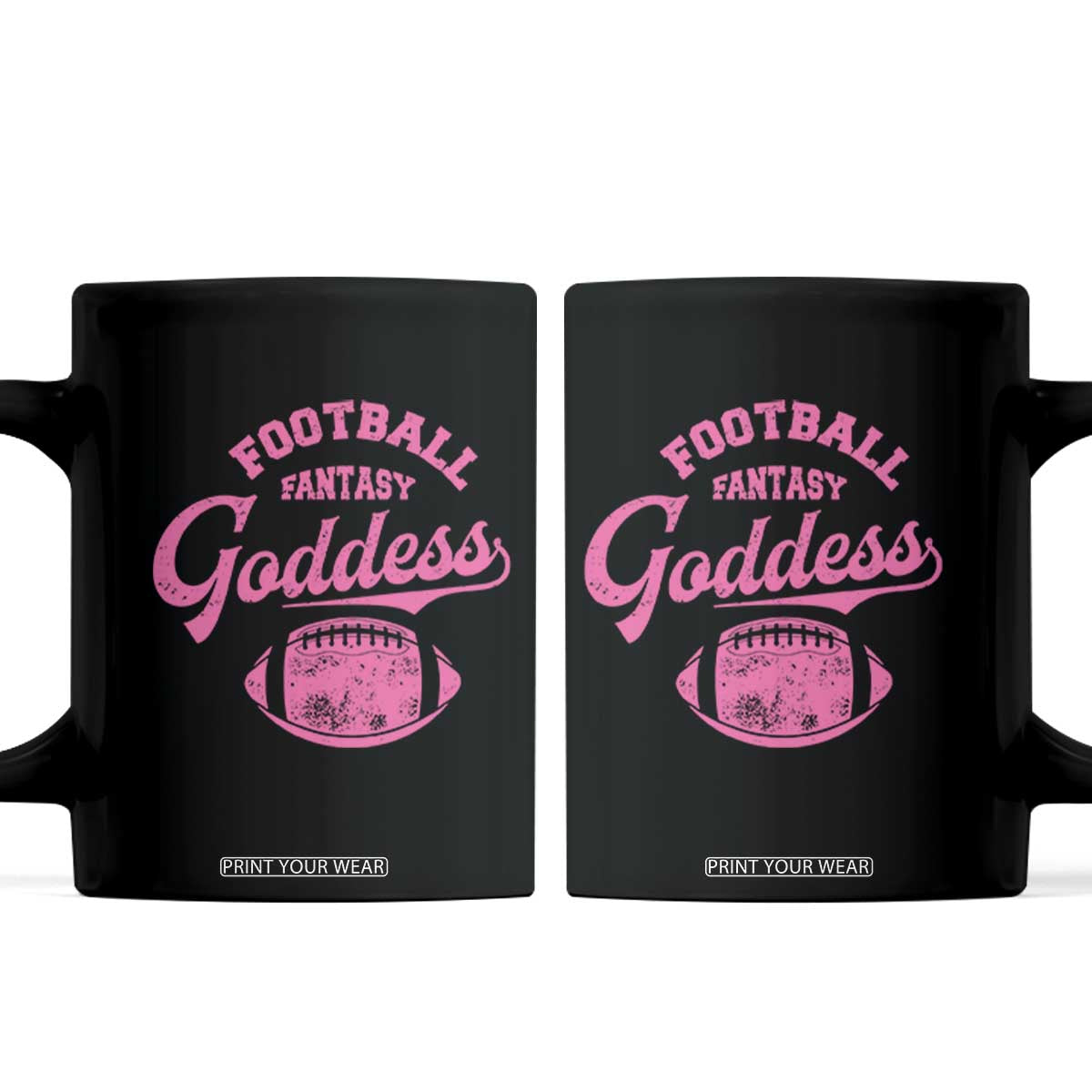 Fantasy Football Goddess Coffee Mug Sports Party Gifts TS10 Black Print Your Wear