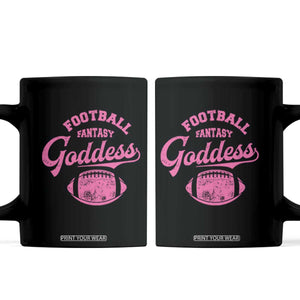 Fantasy Football Goddess Coffee Mug Sports Party Gifts TS10 Black Print Your Wear