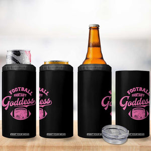 Fantasy Football Goddess 4 in 1 Can Cooler Tumbler Sports Party Gifts TS10 Print Your Wear