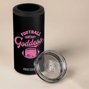 Fantasy Football Goddess 4 in 1 Can Cooler Tumbler Sports Party Gifts TS10 Print Your Wear