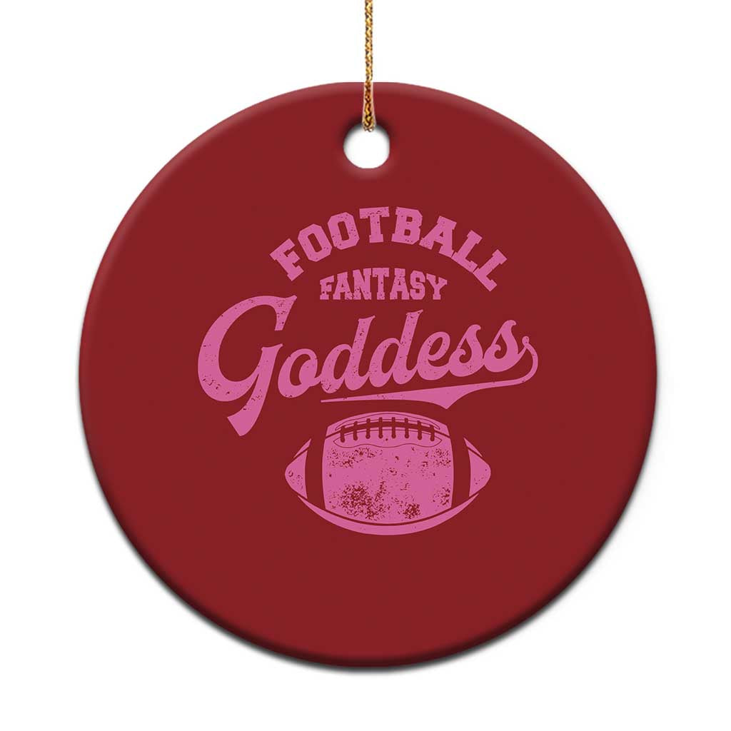 Fantasy Football Goddess Christmas Ornament Sports Party Gifts TS10 Print Your Wear