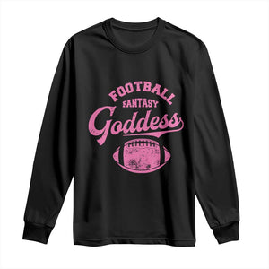 Fantasy Football Goddess Long Sleeve Shirt Sports Party Gifts TS10 Black Print Your Wear