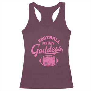 Fantasy Football Goddess Racerback Tank Top Sports Party Gifts TS10 Maroon Print Your Wear