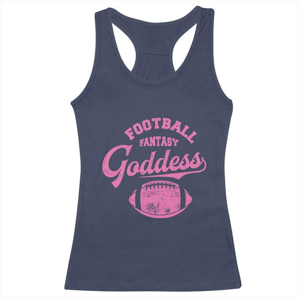 Fantasy Football Goddess Racerback Tank Top Sports Party Gifts TS10 Navy Print Your Wear