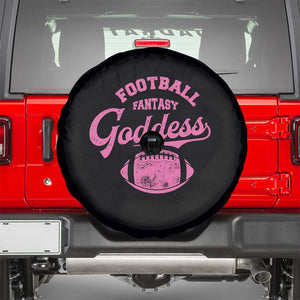 Fantasy Football Goddess Spare Tire Cover Sports Party Gifts TS10 Black Print Your Wear