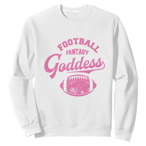 Fantasy Football Goddess Sweatshirt Sports Party Gifts TS10 White Print Your Wear
