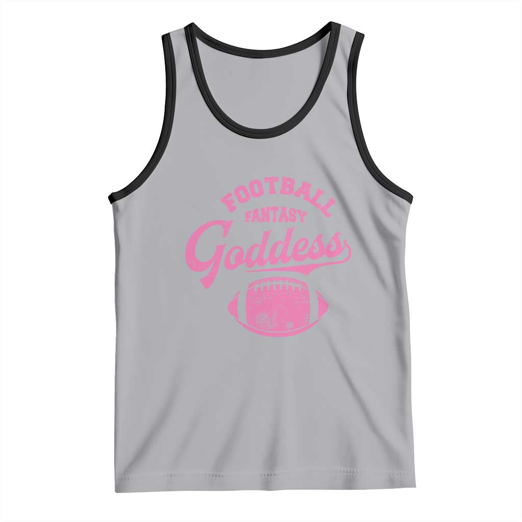 Fantasy Football Goddess Tank Top Sports Party Gifts TS10 Athletic Heather Black Print Your Wear
