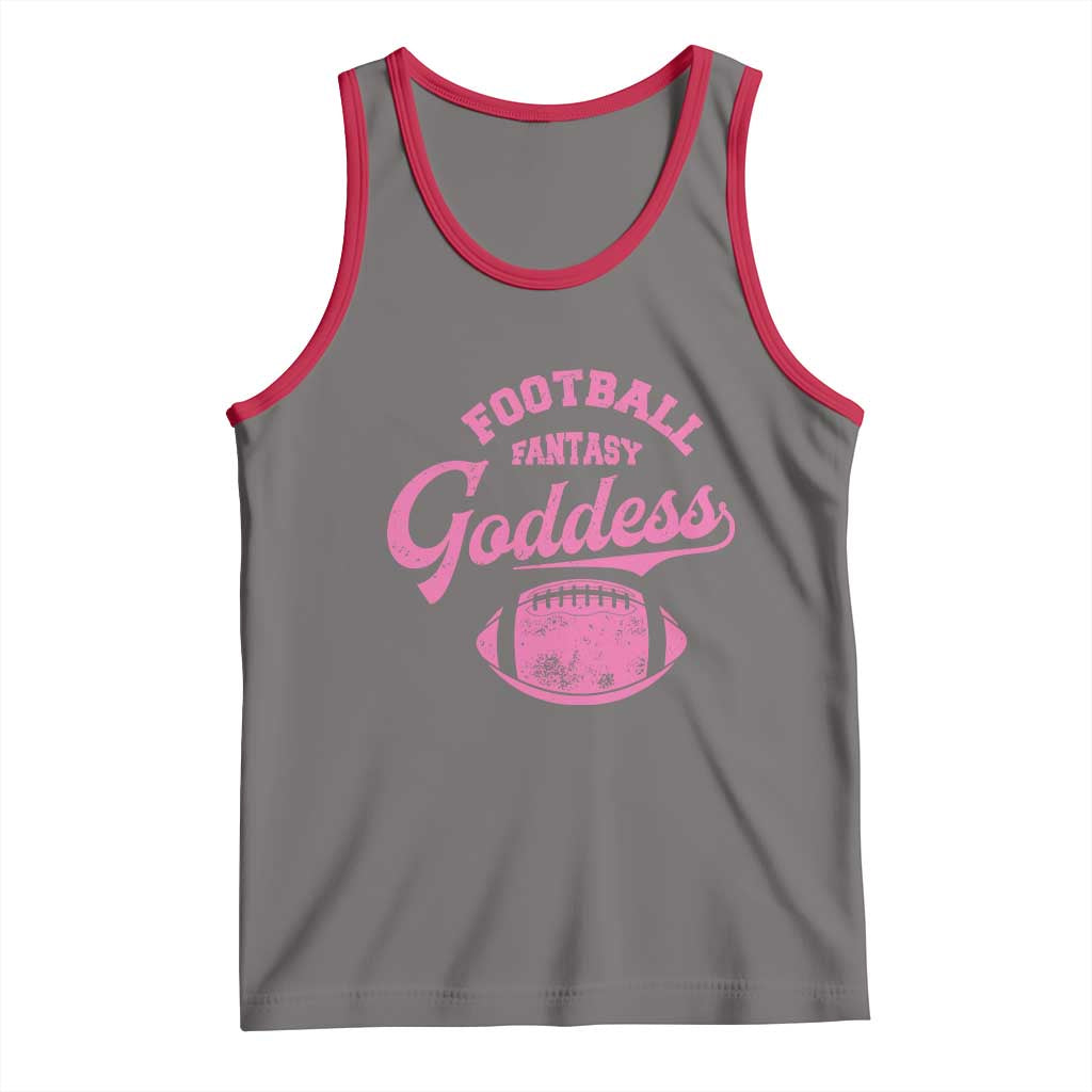 Fantasy Football Goddess Tank Top Sports Party Gifts TS10 Deep Heather Red Print Your Wear